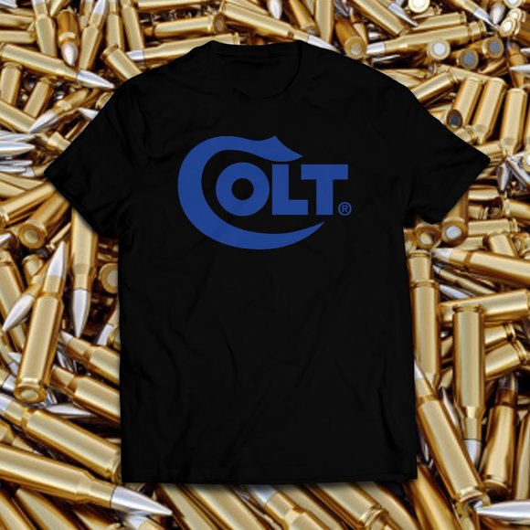 Gildan Other - Colt Black Range Logo Tee